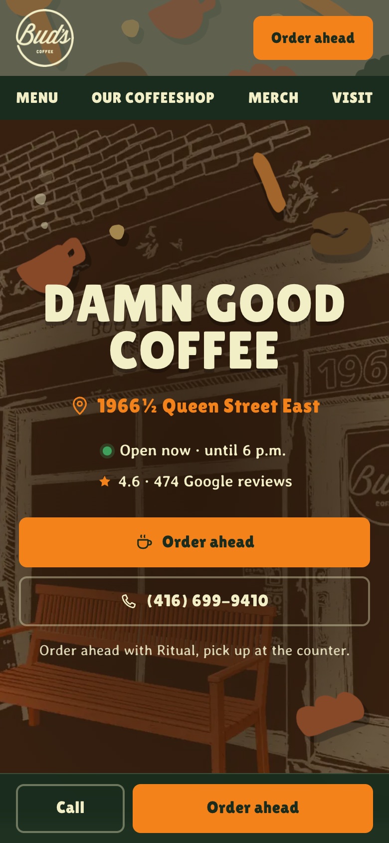 Bud's Coffee: the FullPortDEV concept