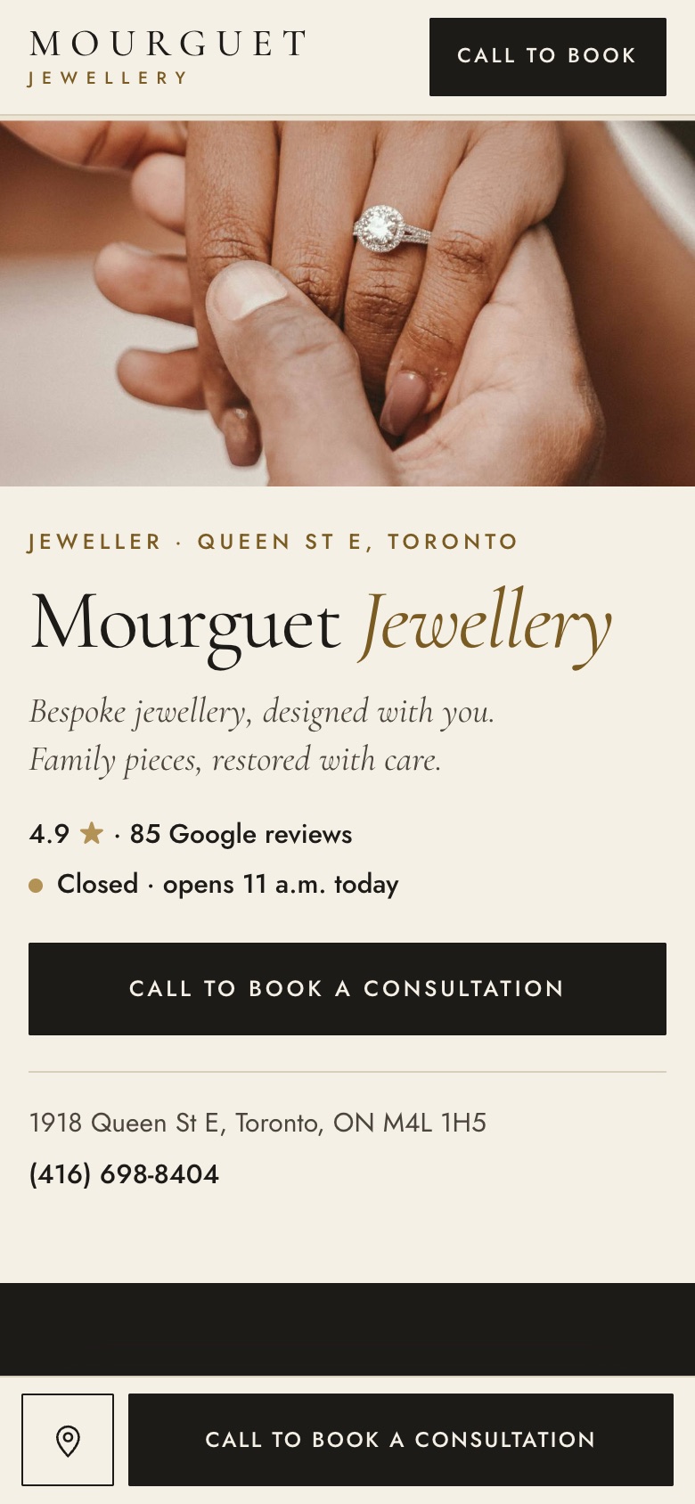 Mourguet Jewellery: the FullPortDEV concept